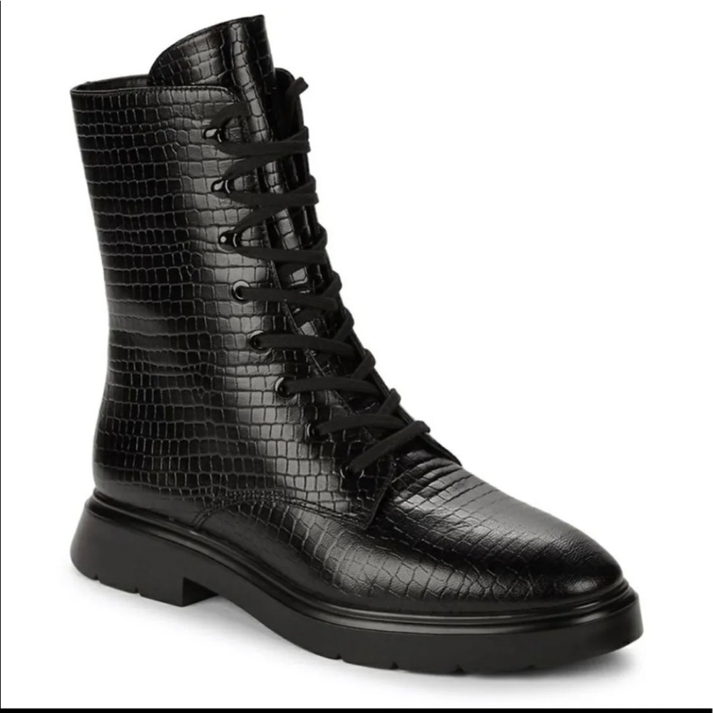 Stuart Weitzman Mckenzee Combat Boot 8 - image 2